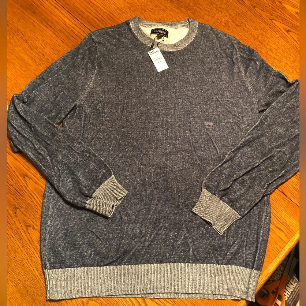 NWT Express Men’s Long Sleeve Cotton Sweater